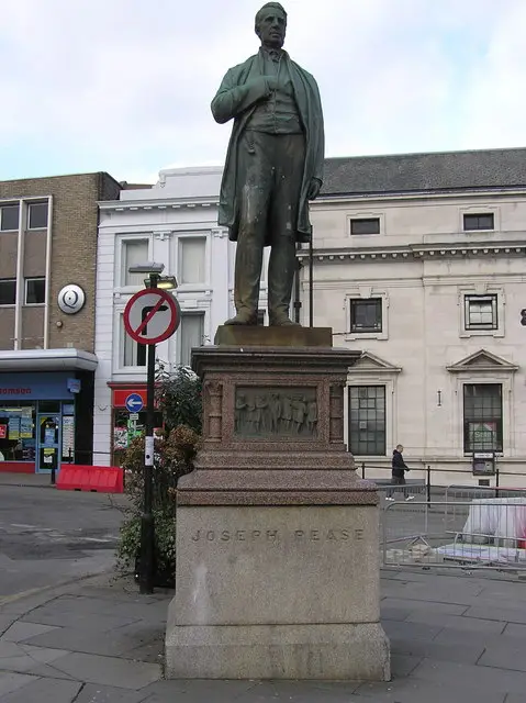 Joseph Pease statue 1799 Darlington