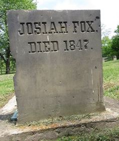 Josiah Fox gravestone