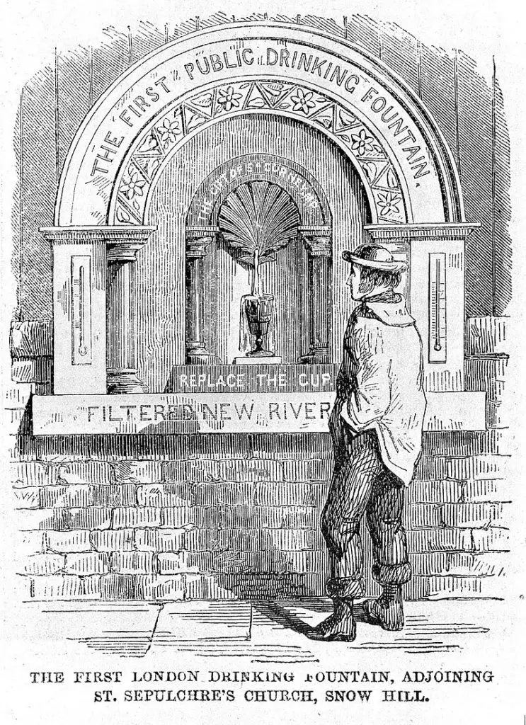 First London drinking fountain 1858 Wellcome L0001378