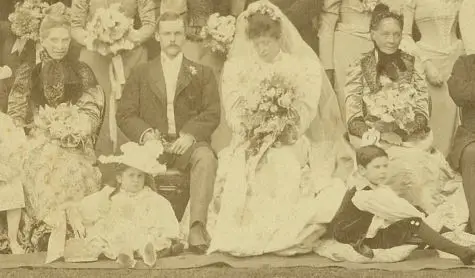 Fox Pease wedding 1892