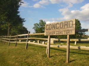 Concord quaker cemetry